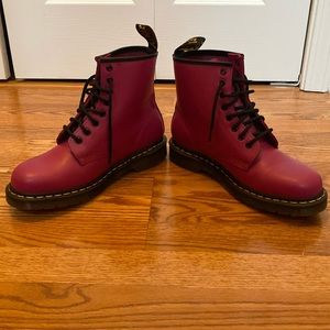 Fun Magenta Dr. Martens 1460 Boots — Women’s Size 10